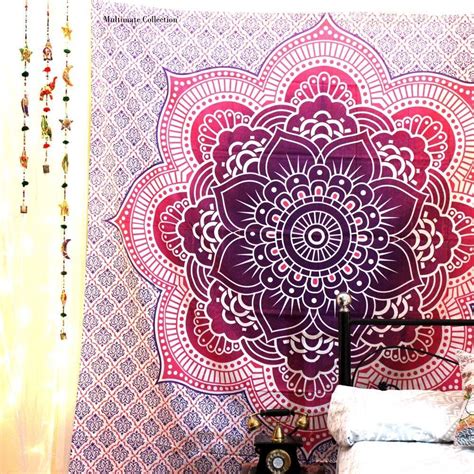 Enhancing Meditation and Mindfulness with Mandala Tapestries